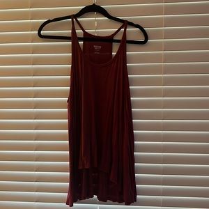 Mossimo Size L Red Tank